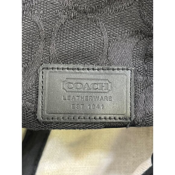 Coach Womens Black Logo Design Cap Size M Or L SKU 6520 